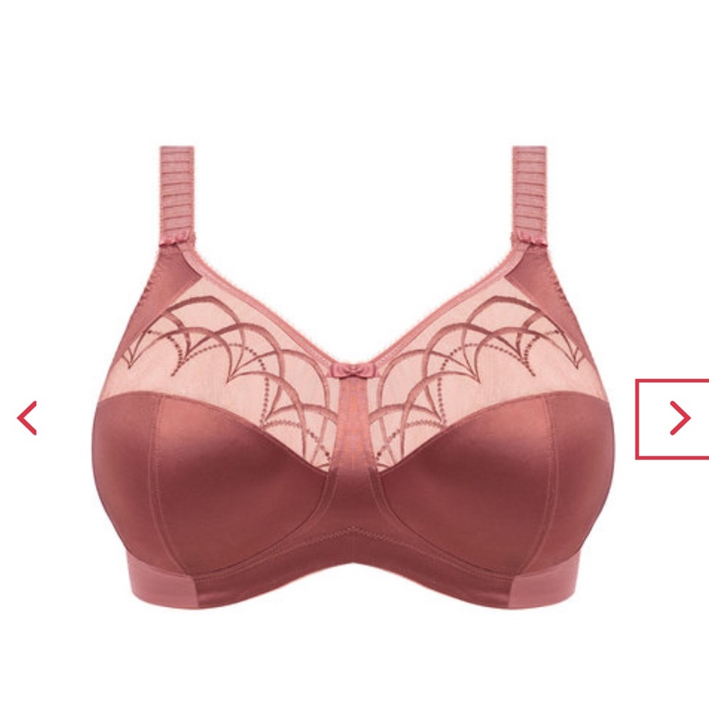 Elomi Pink Lace Full-Coverage Underwire Bra